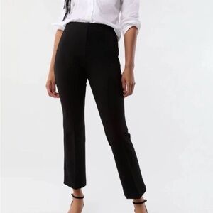 ANN MASHBURN Faye Black Straight Leg Pants